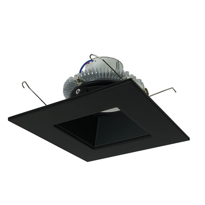 Nora 6" Cobalt Click Sq Retro Rfl/Sq, 2700K 1000lm Blk - NLCBC2-65627BB-10LE4