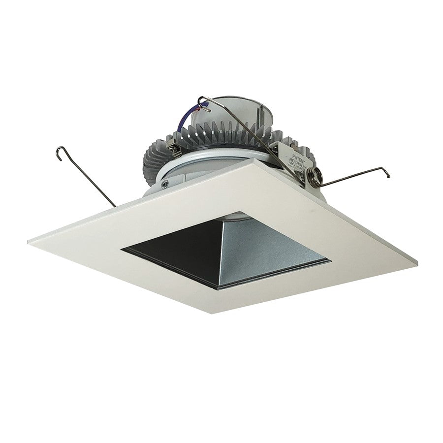Nora 6" CC SQ Retro Ref/Aper, 12W/3000K, Pewter/WH FL - NLCBC2-65630PW-10