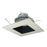 Nora 6" CC SQ Retro Ref/SQ Aper, 12W/4000K, BK/WH FL - NLCBC2-65640BW-10