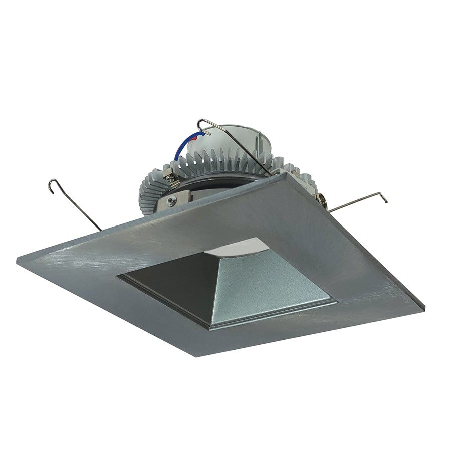 Nora 6" Cobalt Click Sq Retro, 4000K 1000lm Natural Metal - NLCBC2-65640NN-10