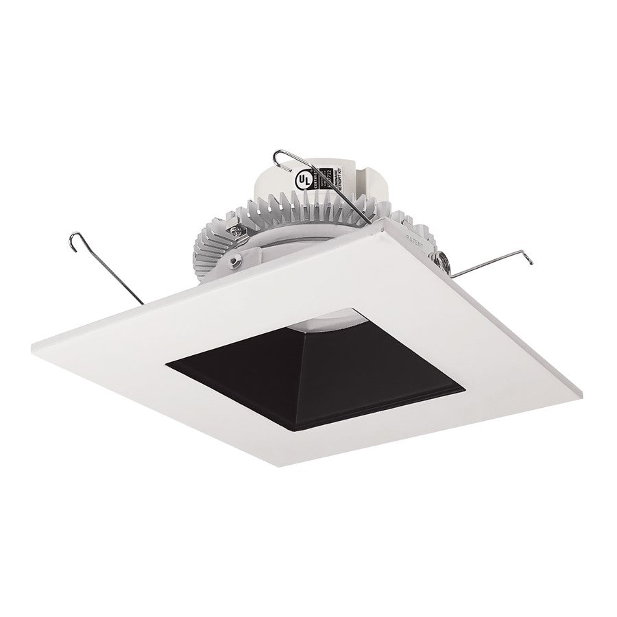 Nora 6" Cobalt Click Sq Retro Rfl/Sq Ap, Blk/Wht - NLCBC2-656TWBW-10