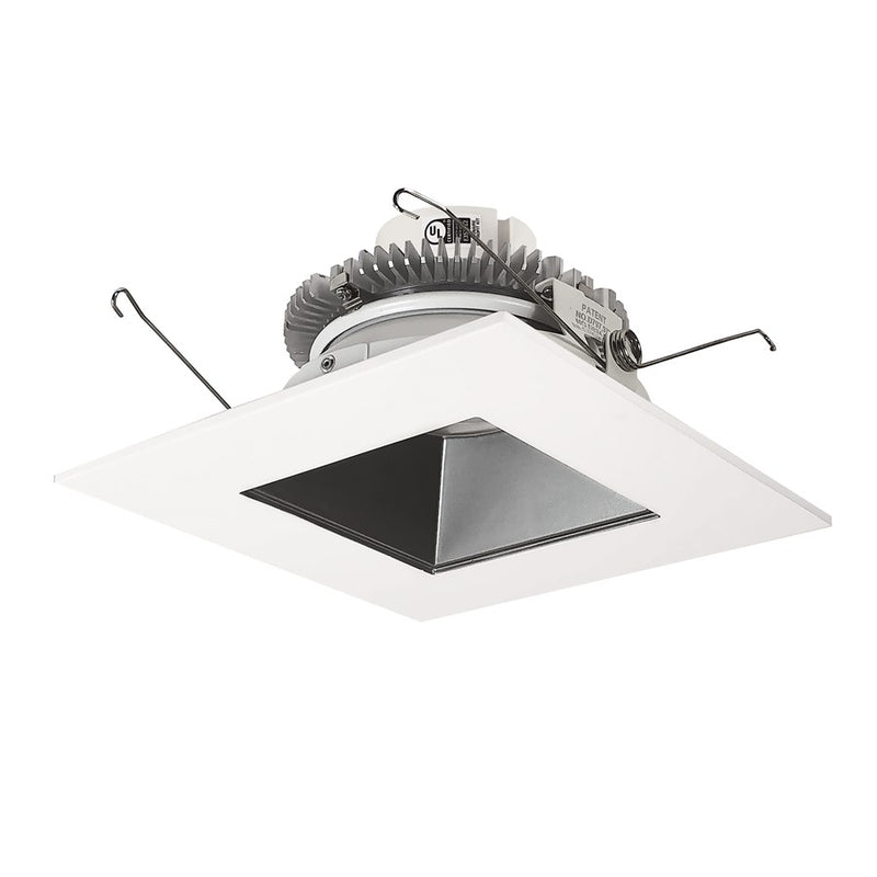 Nora 6" Cobalt Click Sq Retro Rfl/Sq Ap, Pewter, Pewter/Wht - NLCBC2-656TWPW-10