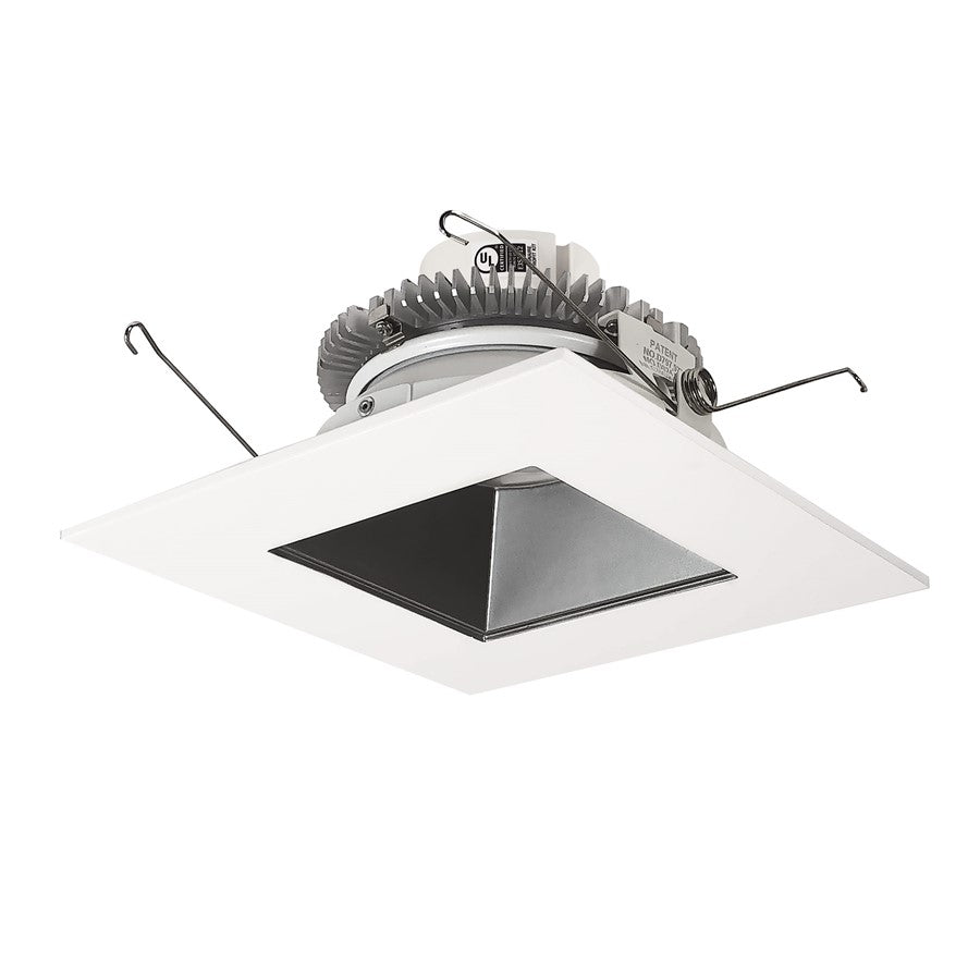 Nora 6" Cobalt Click Sq Retro Rfl/Sq Ap, Pewter, Pewter/Wht - NLCBC2-656TWPW-10