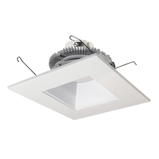 Nora 6" Cobalt Click Sq Retro Rfl/Sq Ap, Wht, Wht - NLCBC2-656TWWW-10