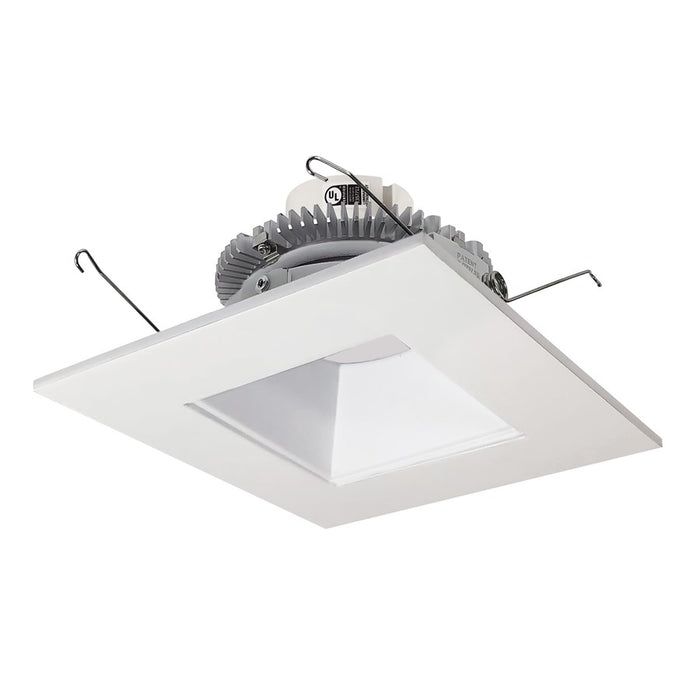 Nora 6" Cobalt Click Sq Retro Rfl/Sq Ap, Wht, Wht - NLCBC2-656TWWW-10