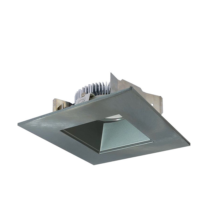 Nora 4" Cobalt Shlw High Lmn LED Trim, 3000K, Natural Metal - NLCBS-4568530NN