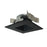 Nora 4" Cobalt Shlw High Lmn LED Trim, Sq/Sq, 3500K, Blk - NLCBS-4568535BB