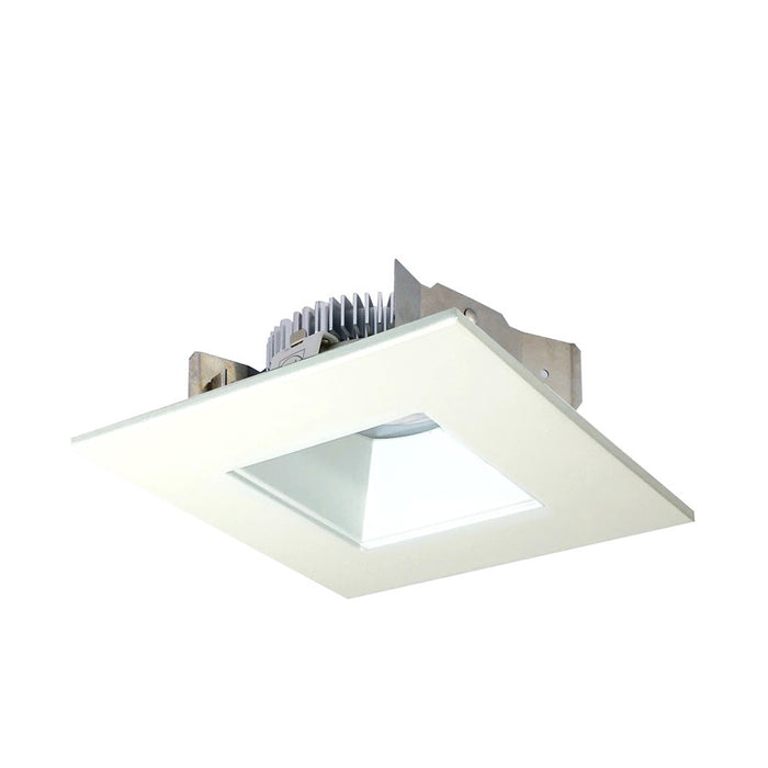 Nora 4" Cobalt Shlw High Lmn LED Trim, Sq/Sq, 4000K, MPW - NLCBS-4568540MPW