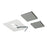 Nora Srf Mt Kit for L-Line Direct, Wht/Alum Caps, Alum - NLIN-JBCA