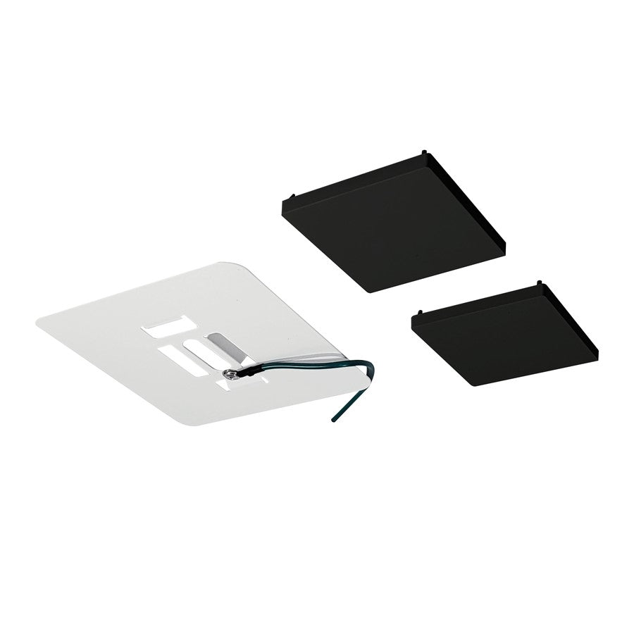 Nora Srf Mt Kit for L-Line Direct, Wht/Blk Caps, Blk - NLIN-JBCB