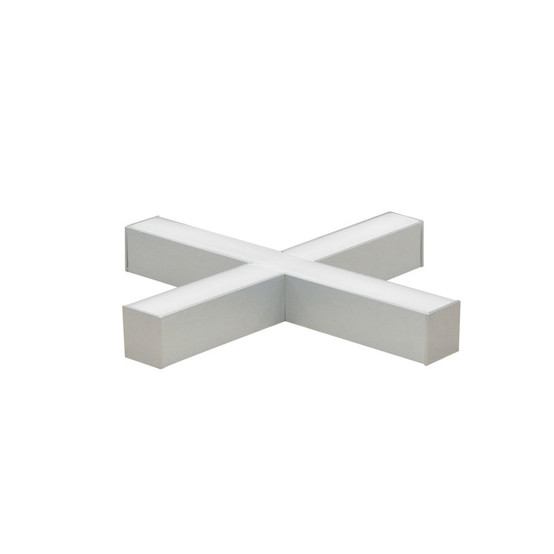 Nora "X" Shaped L-Line LED Direct Linear/CCT/5200Lm/3000K, AL - NLIN-X1030A