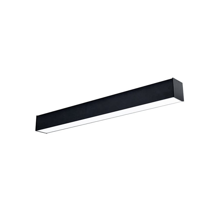 Nora 8' L-Line LED Direct Linear/Selectable Wattage/CCT/Black - NLINSW-8334B