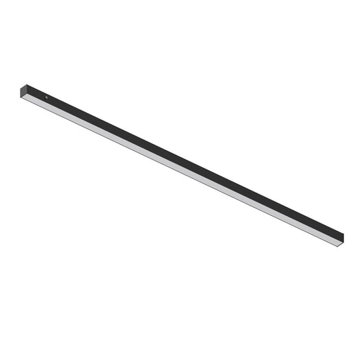Nora 8' L-Line LED Direct Lin w/Sel Wattage/CCT/Emerg, Blk - NLINSW-8334B-EM