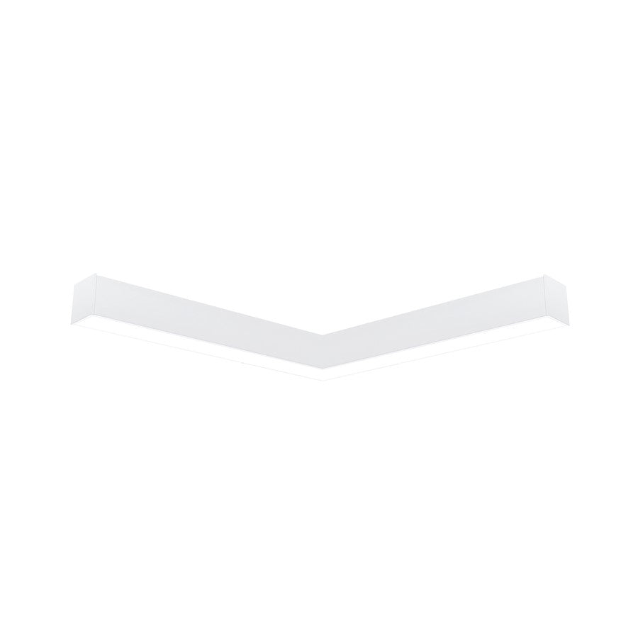 Nora "L" Shaped L-Line LED Direct Lin/Selectable Wattage/CCT/WH - NLINSW-L334W