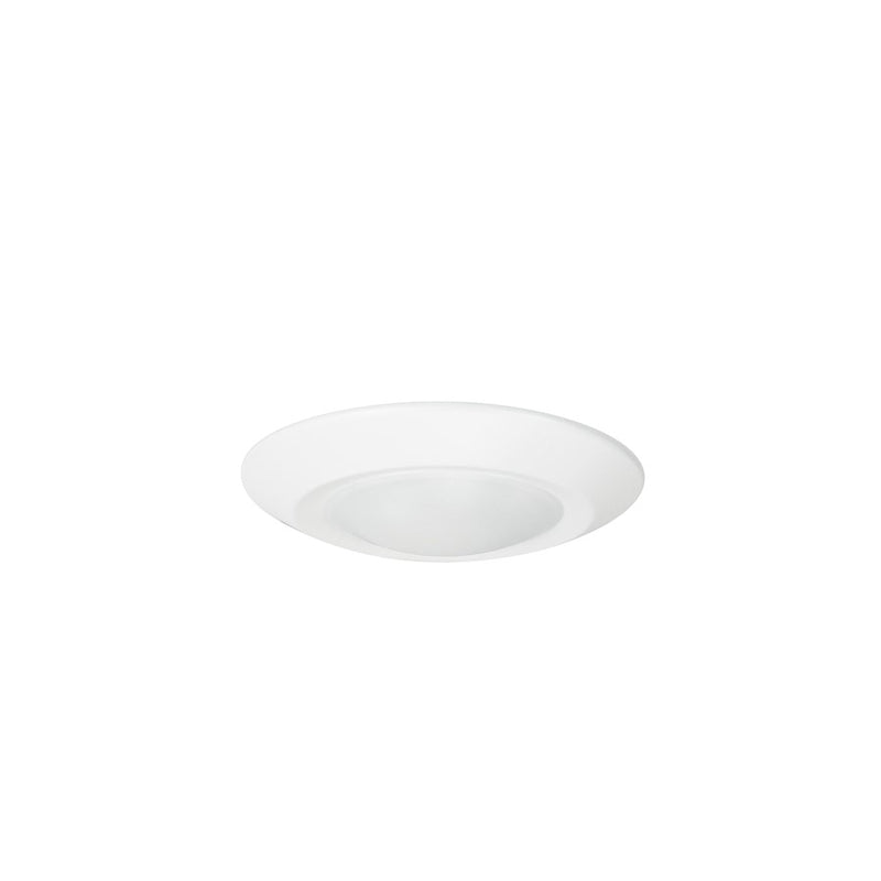 Nora 4" Regressed Ac Opal LED Surf Mt, 700Lm/11W/3000K, WH - NLOPAC-R4REGT2430W