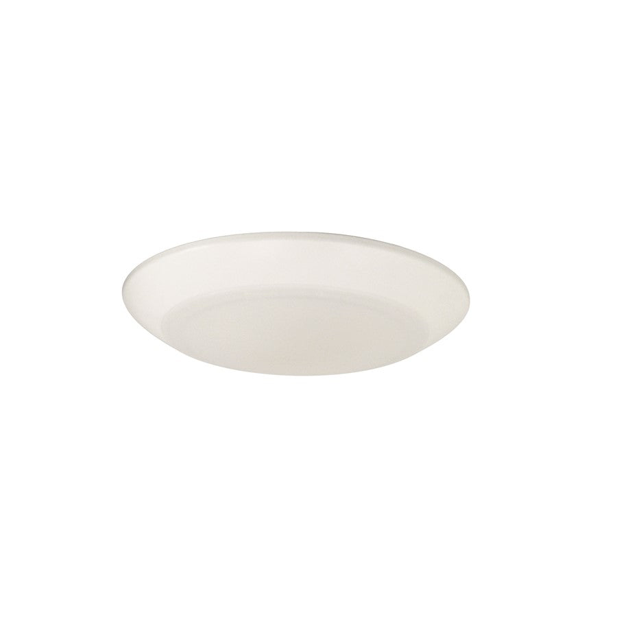 Nora 4" Ac T24 Opal LED Surface Mount, 850Lm/13W/4000K, White - NLOPAC-R4T2440W