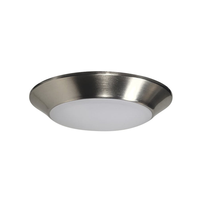 Nora 4" AC Opal LED Srf Mt, Nat Mtl/Nat Mtl, Natural Metal - NLOPAC-R4TWNM