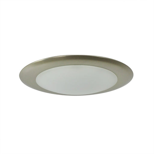 Nora 6" AC Opal LED Srf Mt, 2700K, Natural Metal - NLOPAC-R650927ANM