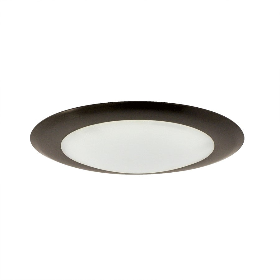 Nora 6" AC Opal LED Srf Mt, 2700K, Brz - NLOPAC-R6509T2427BZ