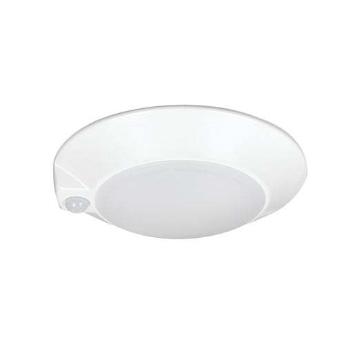 Nora 7" AC Opal LED Surface/PIR Motion Sensor, 950lm/14W, White - NLOPAC-R7MSTWW