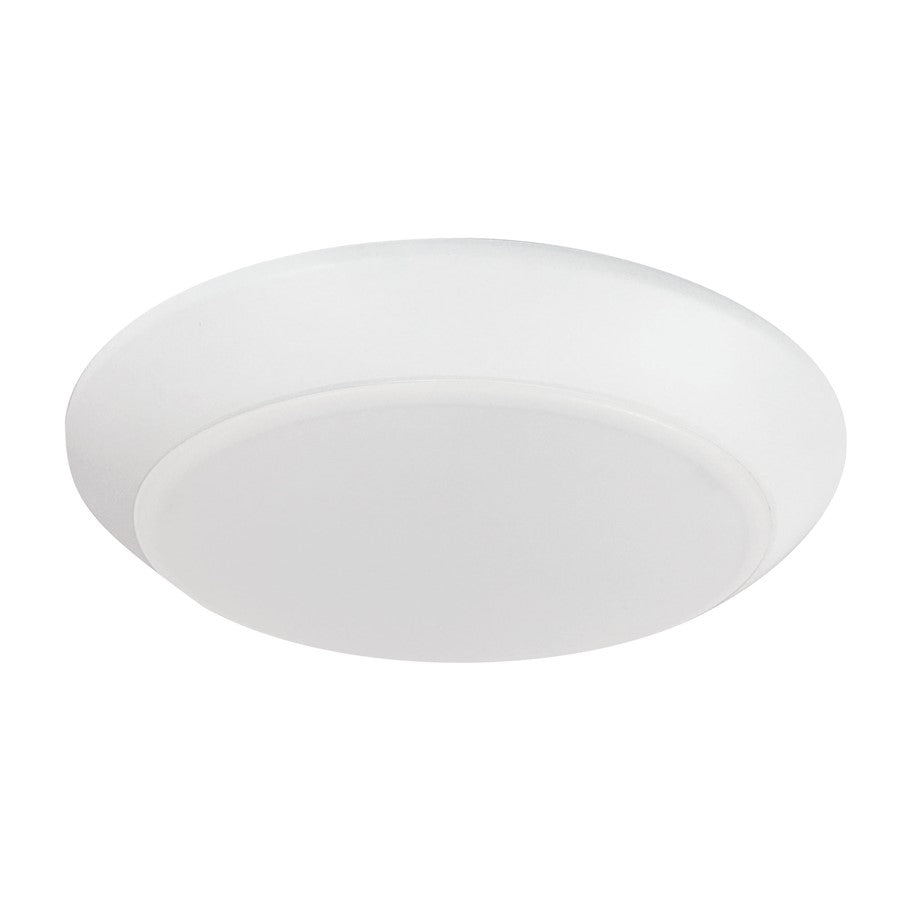 Nora 8" Ac Opal LED Surface Mount, 2150Lm/30W/5000K, White - NLOPAC-R8T2450W