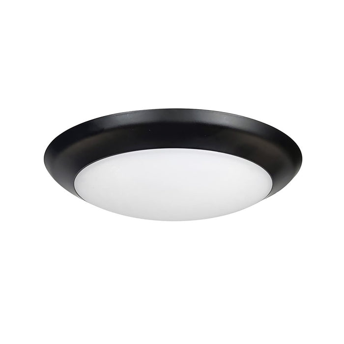 Nora 6" Ac Opal LED Surface Mount, 1100Lm/16.5W/4000K, BK - NLOPAC2-R6509T2440B