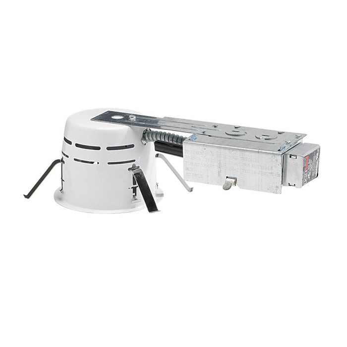 Nora 4" Shallow Remodel Housing, 120V/12V Transformer, Max 50W - NLR-403S-1EL