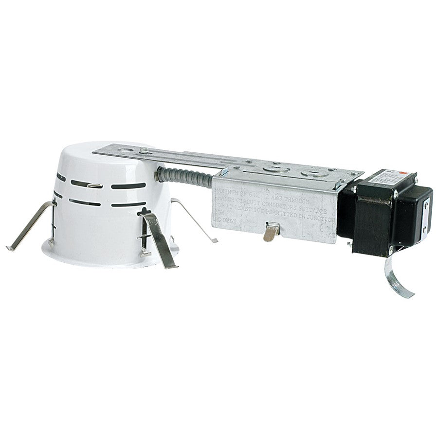 Nora 4" Shallow Remodel Housing, 120V/12V Mag. Transformer, Max 50W - NLR-403S