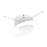 Nora 6" Sloped LED Retro Reflect/15W, WH Reflector/Flange - NLRS-611L1TWW