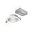 Nora 4" Theia LED Can-Less Downlight, 120V/10W/HZ Ref/WH FL - NLTH-41TW-HZMPW