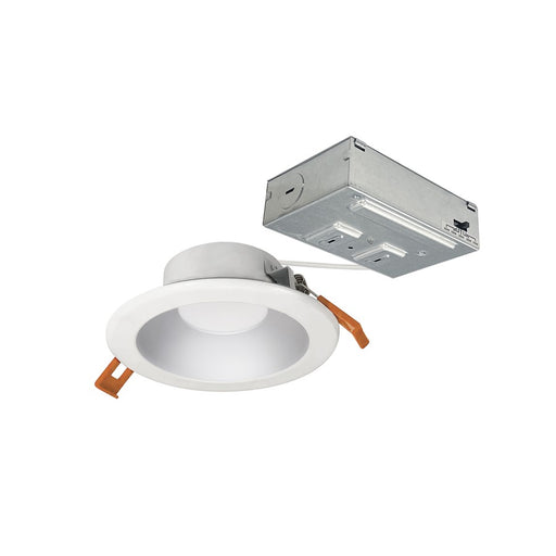 Nora 4" Theia LED Can-Less Downlight, 120V/10W/HZ Ref/WH FL - NLTH-41TW-HZMPW