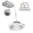 Nora 6" Theia LED Downlight, 1400Lm/15W/Haze/White
