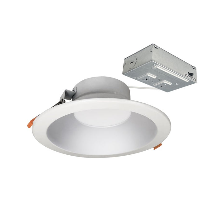 Nora 8" Theia LED Downlight, 120-277V 0-10V/Haze/White - NLTH-81TW-HZMPWLE4