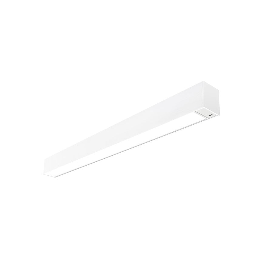 Nora 2' L-Line LED Indirect/Direct Lin, 3710Lm, WH/Motion Sensor - NLUD-2334W-OS