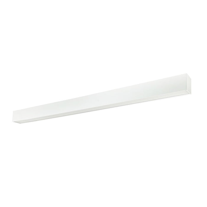 Nora 4' L-Line LED Indirect/Direct Lin, 6152lm, White/Em White - NLUD-4334W-EM