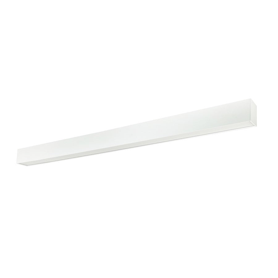 Nora 4' L-Line LED Indirect/Direct Lin, 6152lm, White/Em White - NLUD-4334W-EM
