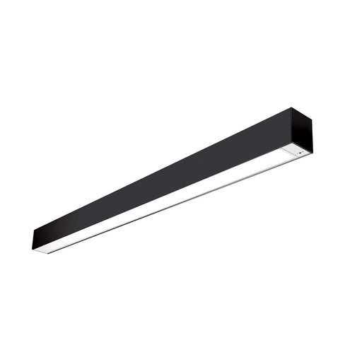 Nora 8' L-Line LED Ind/Dir Lin/EM/Motion Sensor, Blk - NLUD-8334B-EMOS