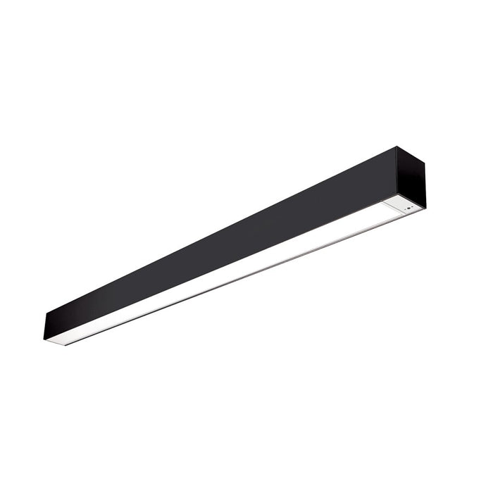 Nora 8' L-Line LED Ind/Dir Lin/EM/Motion Sensor, Blk - NLUD-8334B-EMOS