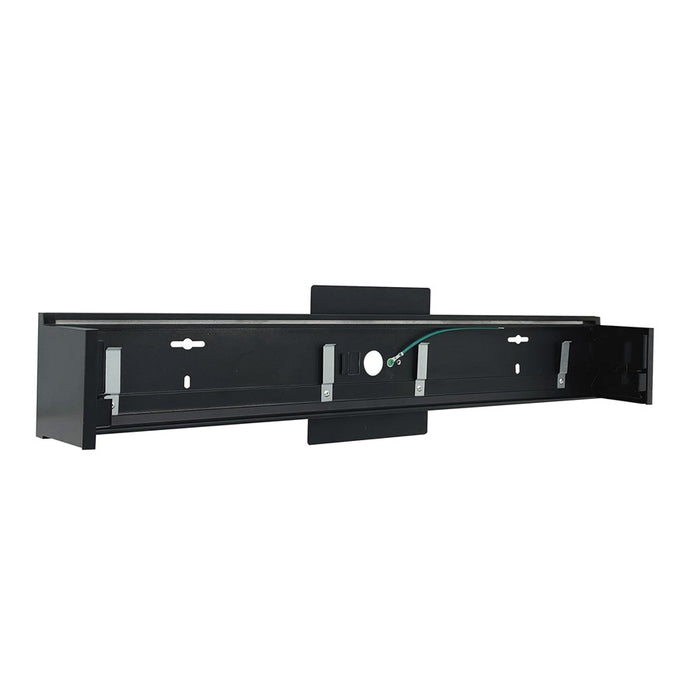 Nora Lighting 8' Wall Mount Kit For Nlud-8334, Black - NLUD-8WMB