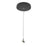 Nora Lighting 8' Aircraft Mounting Kit For Nlud Series, Black - NLUD-CCB