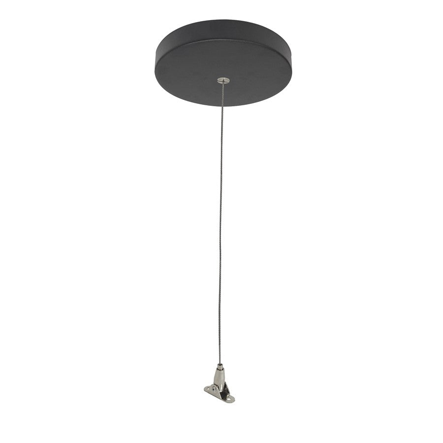 Nora Lighting 8' Aircraft Mounting Kit For Nlud Series, Black - NLUD-CCB