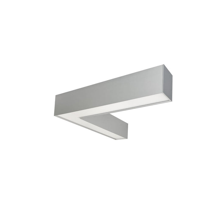 Nora "L" Shaped L-Line LED Indirect/Direct Linear, 3781Lm, Aluminum - NLUD-L334A