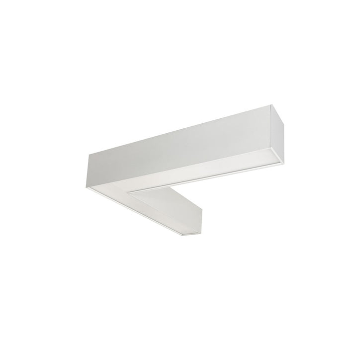 Nora "L" Shaped L-Line LED Indirect/Direct Linear, 3781Lm, White - NLUD-L334W