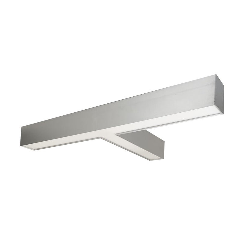 Nora "T" Shaped L-Line LED Indirect/Direct Linear, 5027Lm, Aluminum - NLUD-T334A