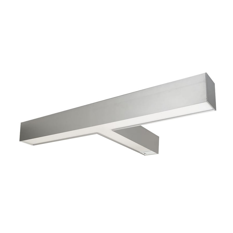Nora "T" Shaped L-Line LED Indirect/Direct Lin, AL/Motion Sensor - NLUD-T334A-OS