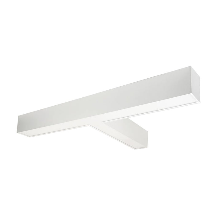 Nora "T" Shaped L-Line LED Indirect/Direct Linear, 5027Lm, White - NLUD-T334W