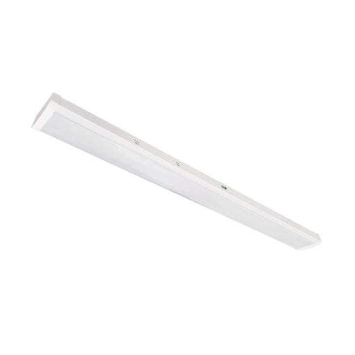Nora 4' LED Wraparound/Lumens/White Integral Emergency - NLWPSW-4L334W-EM