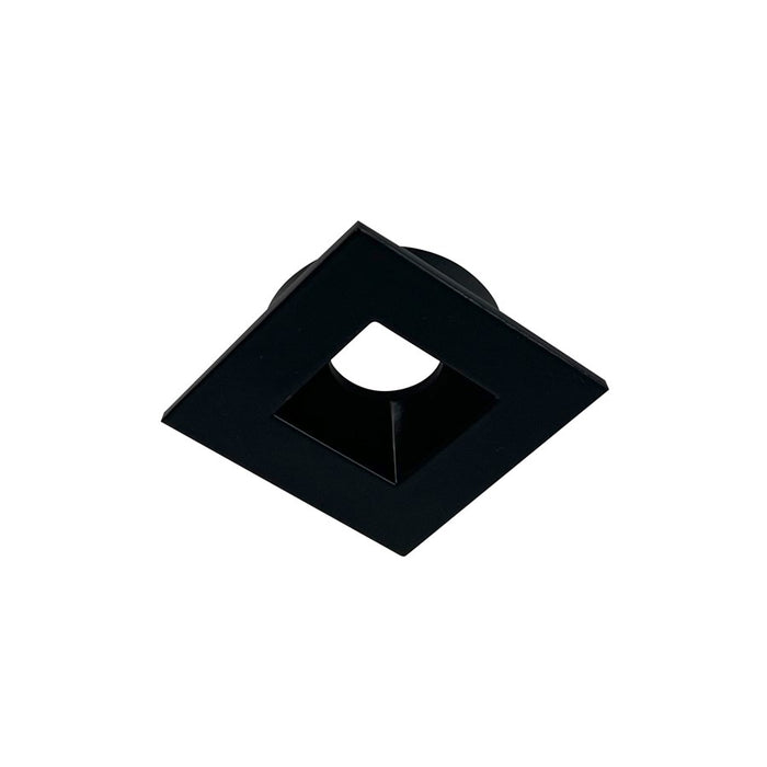 Nora Lighting Square Trim For Nm1-Prdc, Black - NM1-PSDTBB