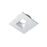 Nora Lighting Square Trim For Nm1-Prdc, White - NM1-PSDTMPW