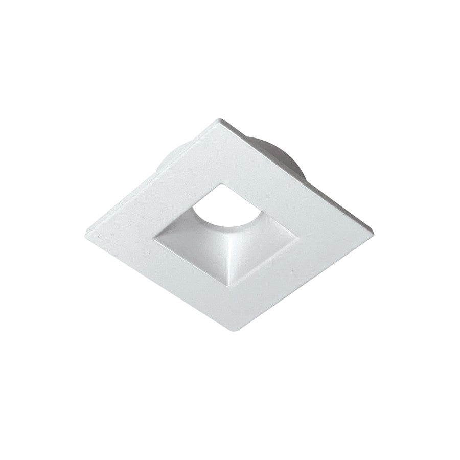 Nora Lighting Square Trim For Nm1-Prdc, White - NM1-PSDTMPW